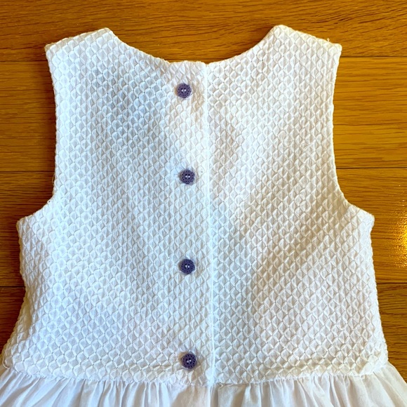 Like new Girls blue and white dress size 4 toddler - Picture 6 of 8